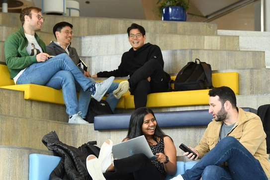 Students on campus